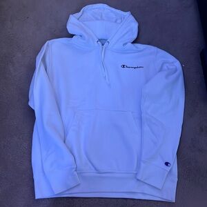 Men’s white champion hoodie